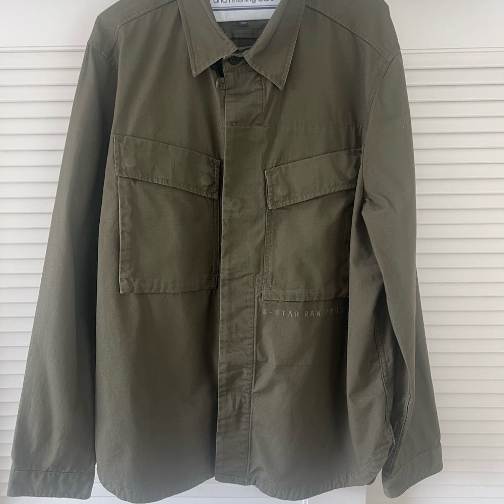G-Star Green Lightweight Military Jacket